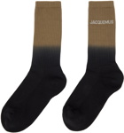 Jacquemus Brown & Black Le Papier 'Les Chaussettes Moisson' Socks