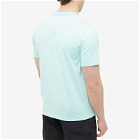 Armor-Lux Men's 59643 Organic Stripe T-Shirt in Milk/Mint Green