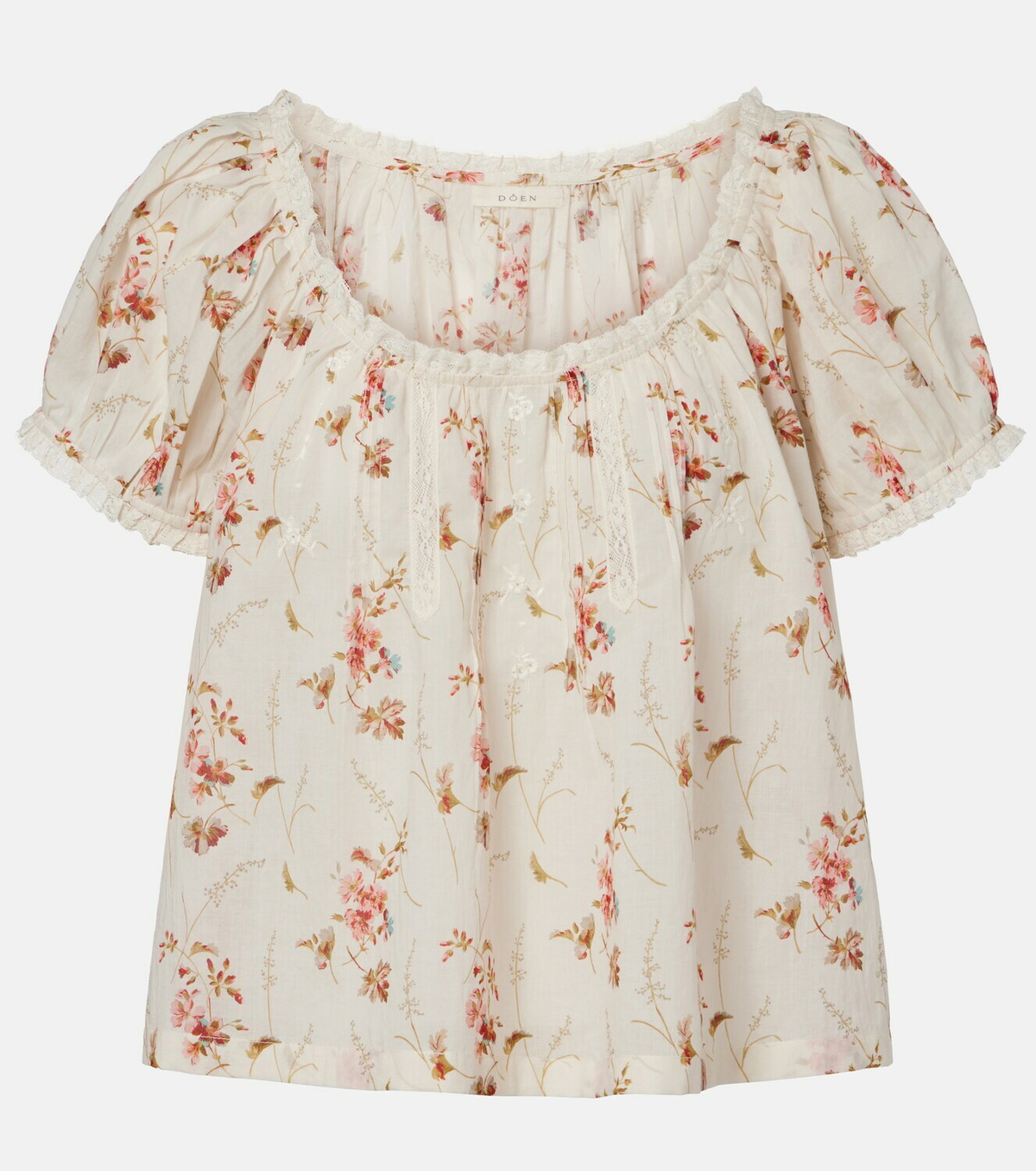 Dôen Frederica floral cotton top