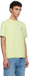 Maison Kitsuné Green Barista Fox Patch Relax T-shirt