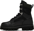 Heron Preston Black Military Boots