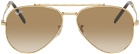 Ray-Ban Gold New Aviator Sunglasses
