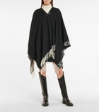 Moncler - Wool-blend blanket cape