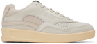 Jil Sander Off-White Perforated Sneakers