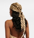 Valentino Polka-dot cotton and silk head wrap