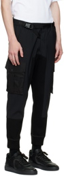 Dsquared2 Black Hybrid R1x Dean Cargo Pants