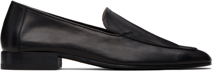Photo: Dries Van Noten Black Leather Loafers