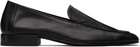 Dries Van Noten Black Leather Loafers