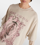 Acne Studios Edra layered printed cotton T-shirt