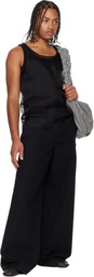 Simone Rocha Black Organza Layered Double Vest