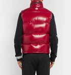 Moncler - Alrance Quilted Shell Hooded Down Gilet - Men - Red