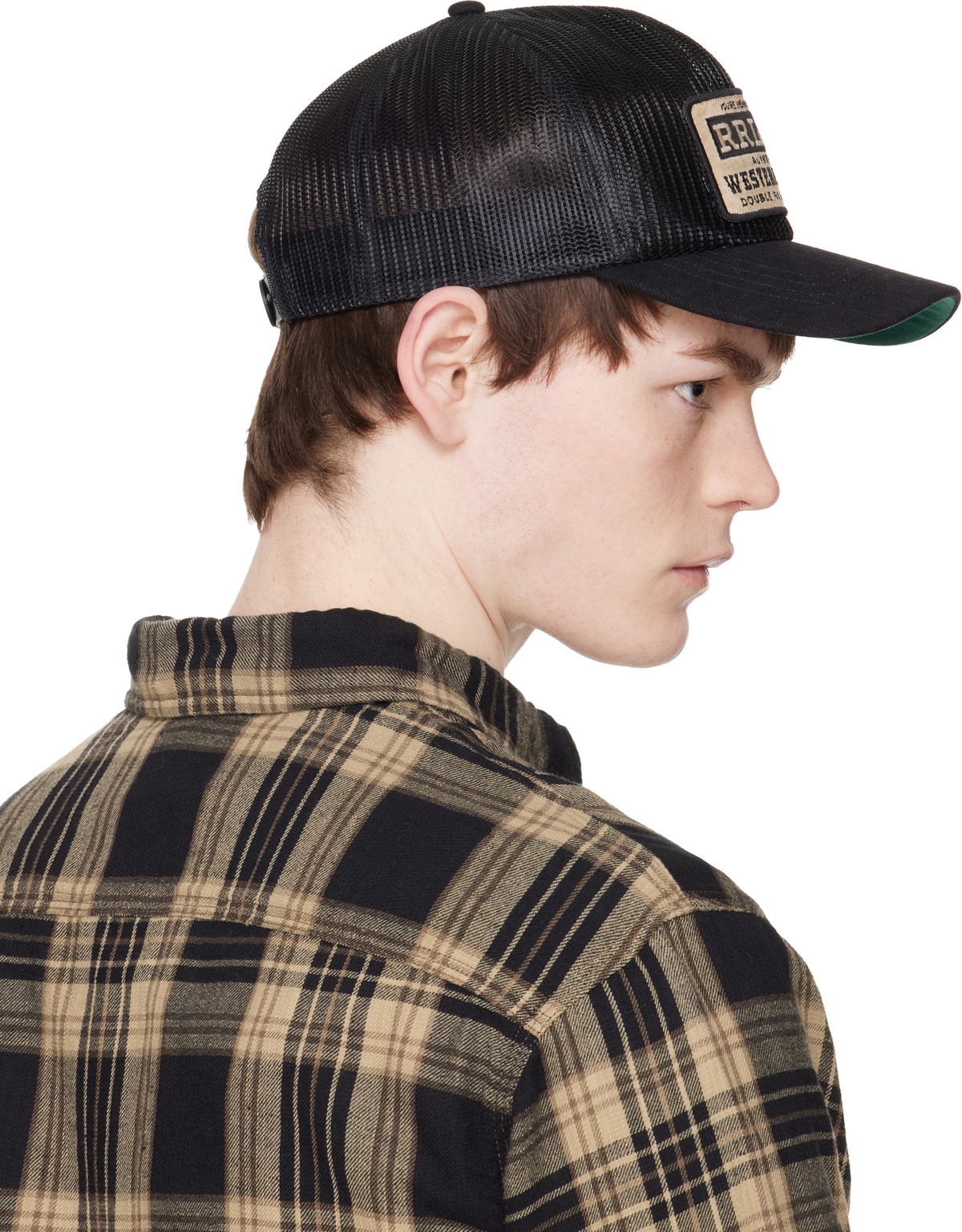 RRL Black Western Trucker Cap RRL