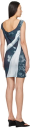 ELLISS SSENSE Exclusive Blue Serenity Minidress