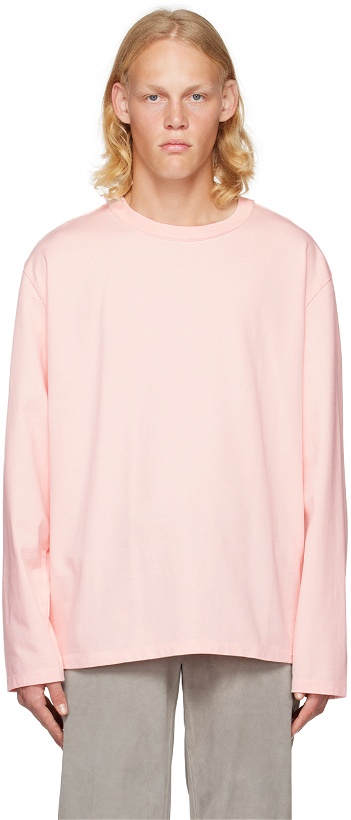 Photo: Camiel Fortgens Pink Oversized Long Sleeve T-Shirt