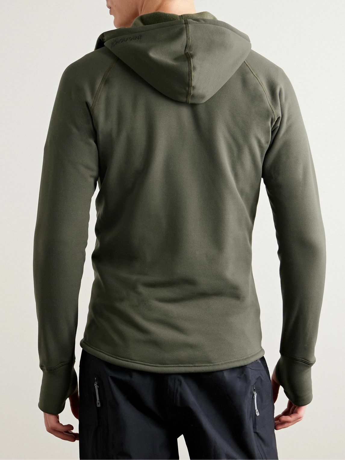HOUDINI Power Houdi (Green Horizon、メンズM) Houdini - Power Houdi Slim-Fit Polartec® Power Stretch® Pro
