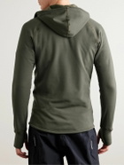 Houdini - Power Houdi Slim-Fit Polartec® Power Stretch® Pro™ Fleece Ski Hooded Base Layer - Green