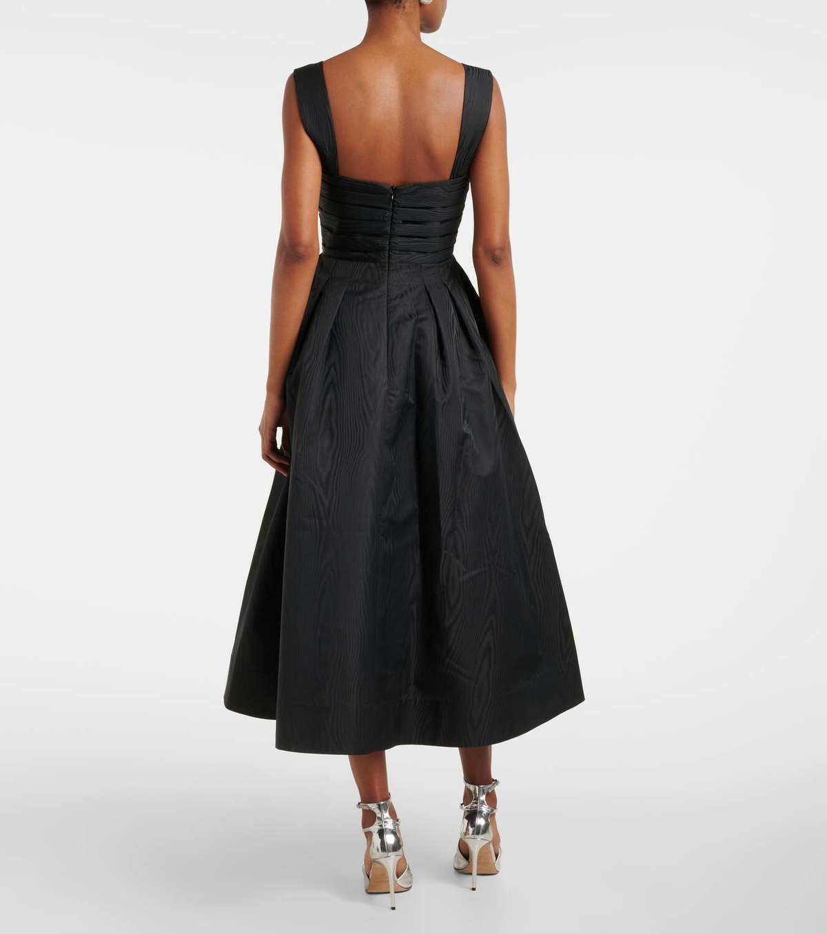 Rebecca Vallance Luiza bow-detail cutout midi dress Rebecca Vallance