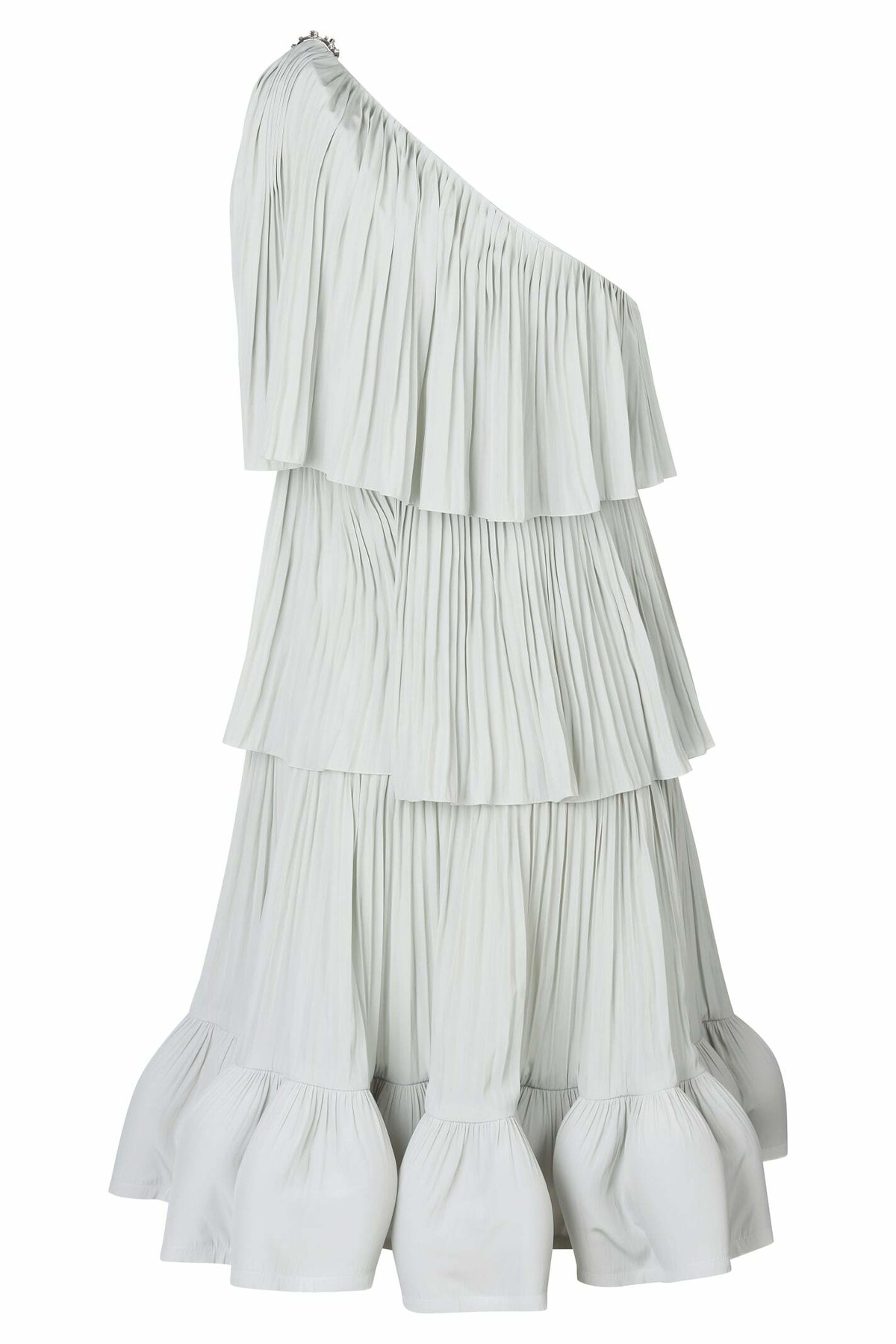 Lanvin Asymmetric Layered One-shoulder Dress Lanvin