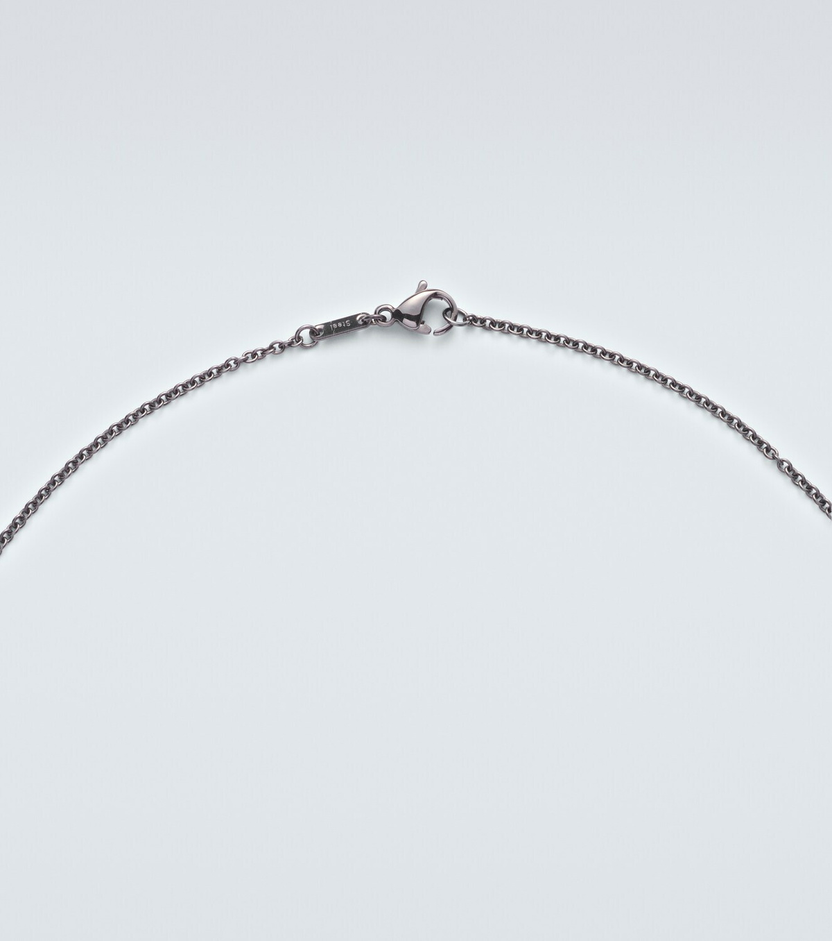 Ileana Makri Evil Eye sterling silver (925/1000) pendant necklace with diamonds