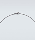 Ileana Makri Evil Eye sterling silver (925/1000) pendant necklace with diamonds