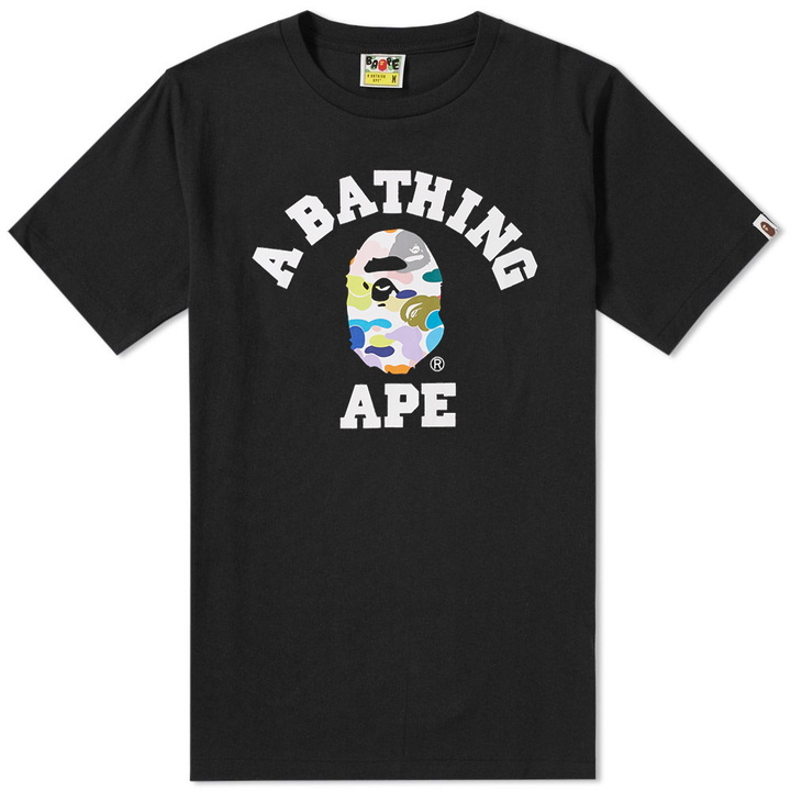 Photo: A Bathing Ape Multi Camo College Tee