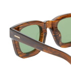Brain Dead Men's Elia Sunglasses in Tortoise Smoke/Green