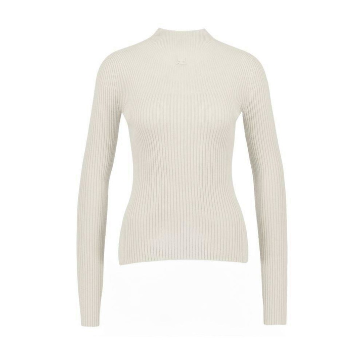 Photo: Courrèges Pinko Solar Light Ribbed Mockneck Jumper