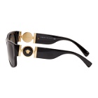 Versace Black Medusa Medallion Rock Icon Sunglasses