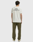 A.P.C. JERSEY BIOLOGIQUE TEINTUREINERALE Beige Mens Shortsleefe