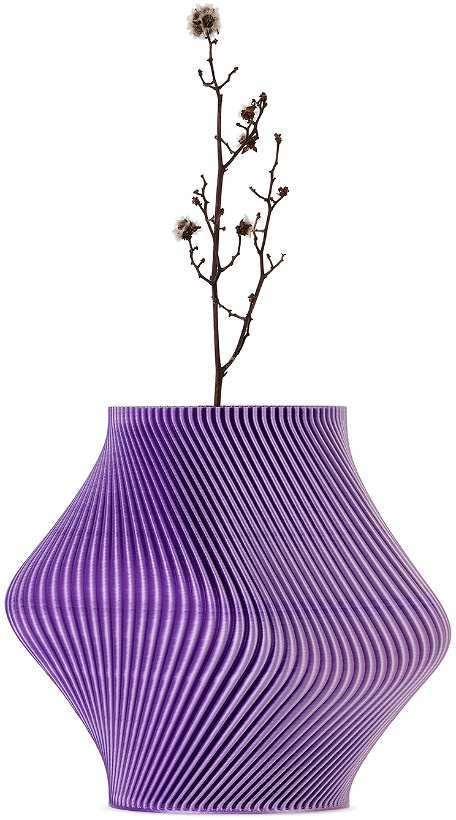 Photo: Sheyn SSENSE Exclusive Purple Bloz Vase