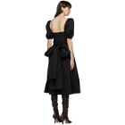 Brock Collection Black Rosette Dress