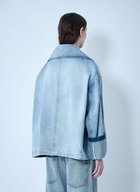 MM6 Maison Margiela Oversized Denim Peacoat