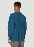 Surface Long-Sleeved Top in Blue