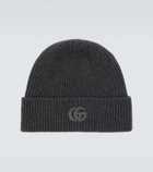 Gucci Double G ribbed-knit cashmere beanie