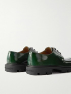 Maison Margiela - Leather Derby Shoes - Green