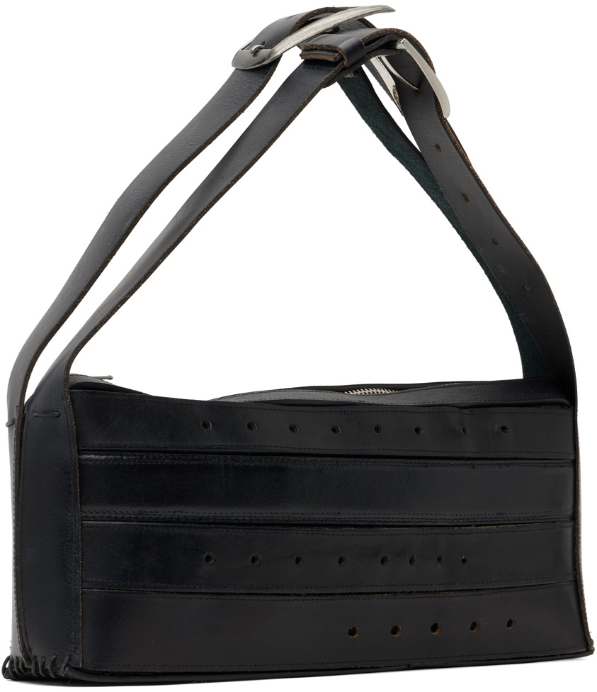 HODAKOVA Black Belt Buckle Shoulder Bag