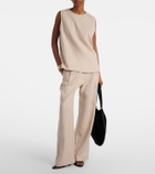 Asceno Rivello linen wide-leg pants
