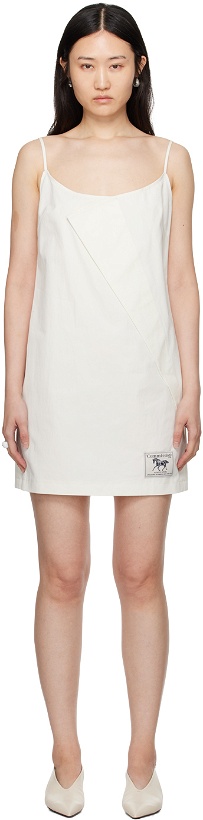 Photo: Commission Off-White Creased Slip Dress
