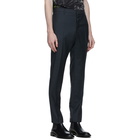 Valentino Grey Wool and Mohair Pince Trousers