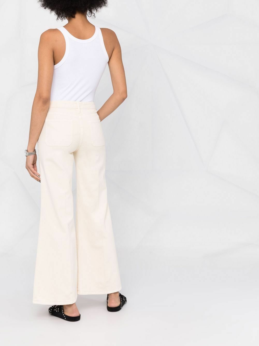 MOTHER Wide Leg Denim Jeans Mother