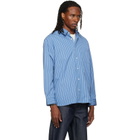A.P.C. Blue Malo Logo Shirt