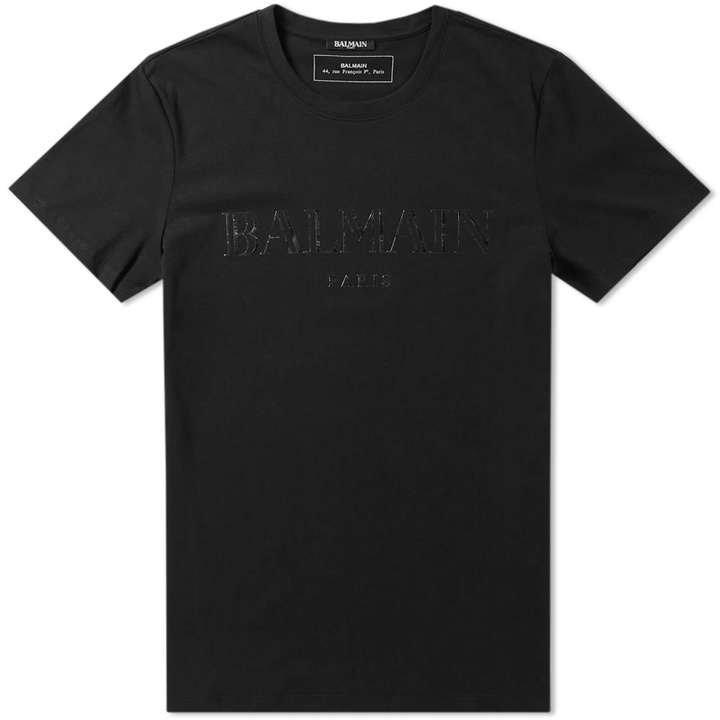 Photo: Balmain Paris Logo Tee