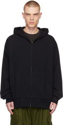 Yohji Yamamoto Black Gusset Hoodie