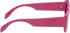 Alexander McQueen Pink Graffiti Sunglasses