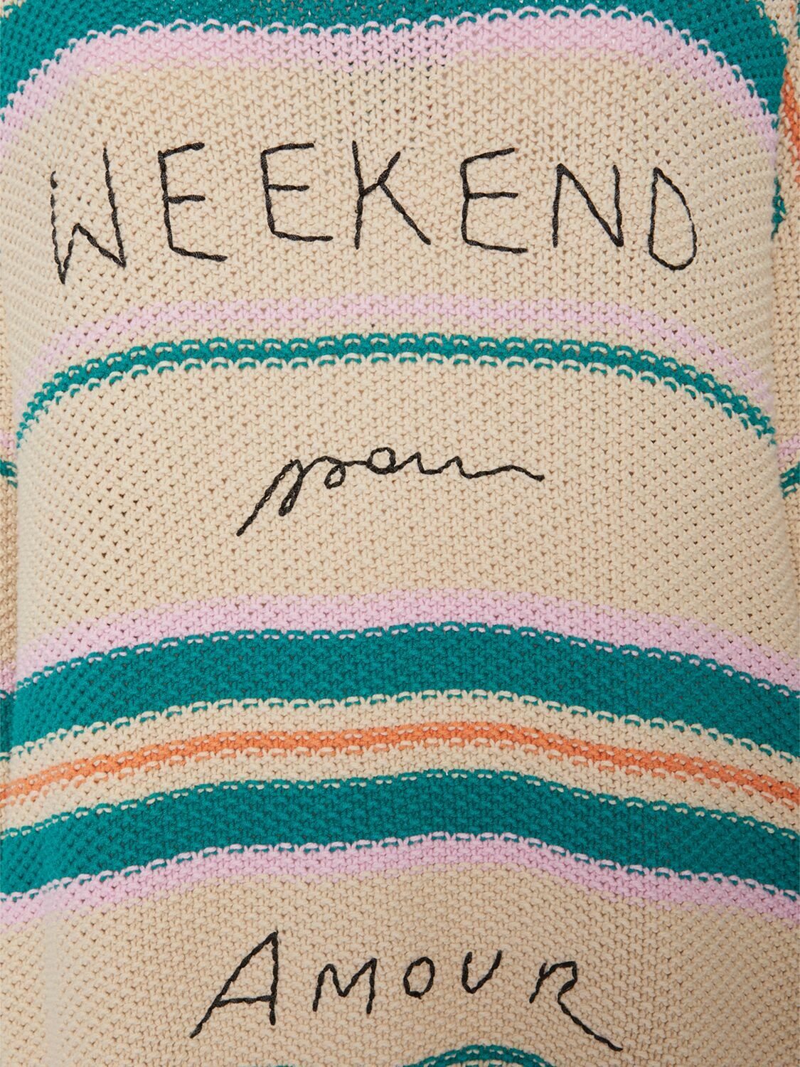 WEEKEND MAX MARA Angus Embroidered Cotton Sweater Weekend