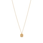 Missoma Women's Star Ridge Pendant Necklace in Gold 