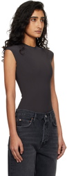 AGOLDE Brown Agata Bodysuit