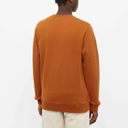 Norse Projects Men's Vagn Logo Crew Sweat in Rufous Orange