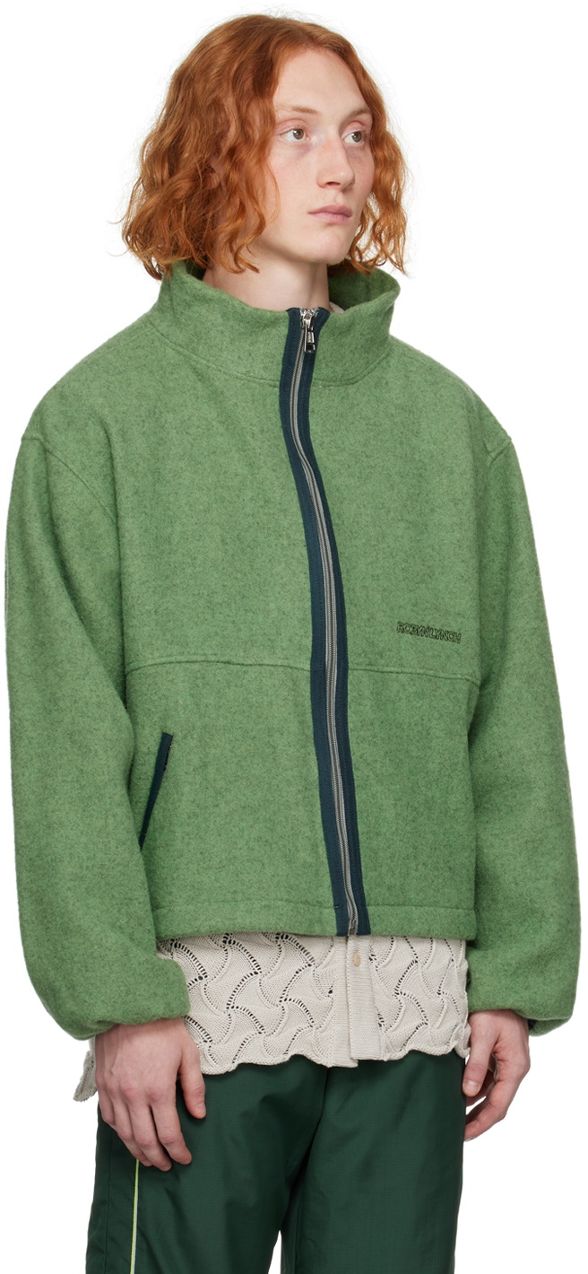 Robyn Lynch Green Zip Sweater