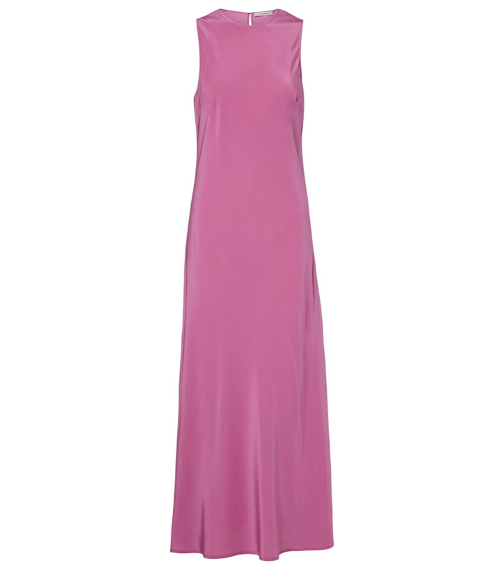Photo: Asceno Valencia silk crêpe maxi dress